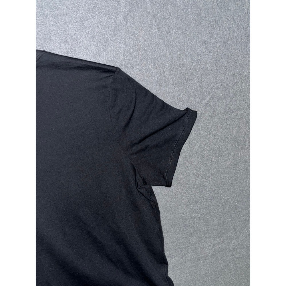 Nike Sportswear Essential Futura Logo Graphic Tee Black White Womens Size M - Picture 8 of 11